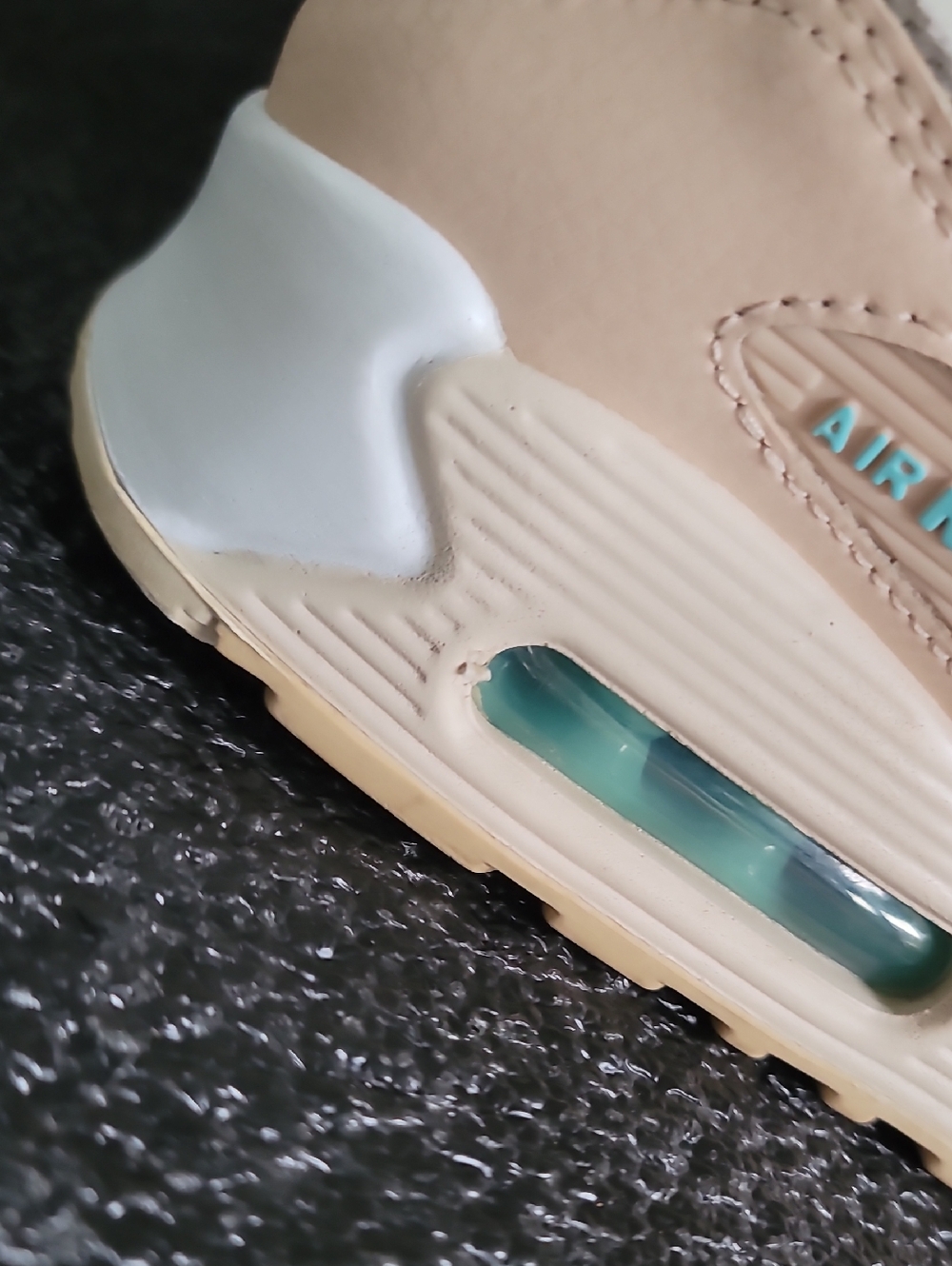 Nike Wmns Air Max 90 Se 'Mama' "Teal/Cream/Tan" Wmns 9 Fast Shipper. - Picture 14 of 15